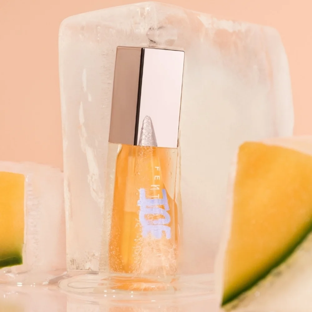 Fenty Beauty Glass Balm Ice, Cooling Lip Luminizer: Melon Chillz, .3oz, NIB